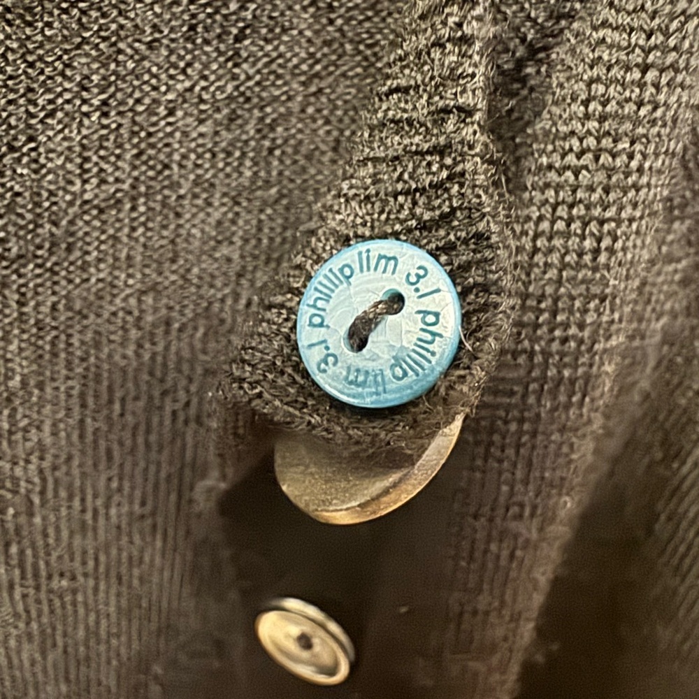 3.1 Phillip Lim Sequin Detailed Cardigan  Black XS - Picture 5 of 7